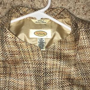 Beautiful Talbots Italian woven suit jacket.